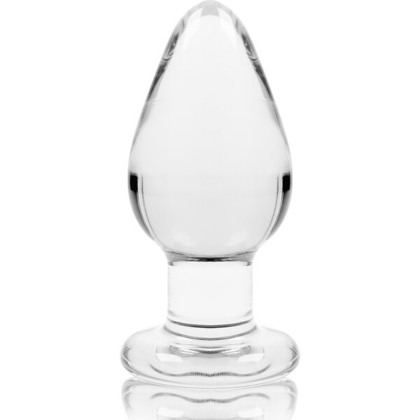 NEBULA SERIES BY IBIZA - MODEL 3 ANAL PLUG BOROSILICATE GLASS 11 X 5 CM TRANSPARENT 4
